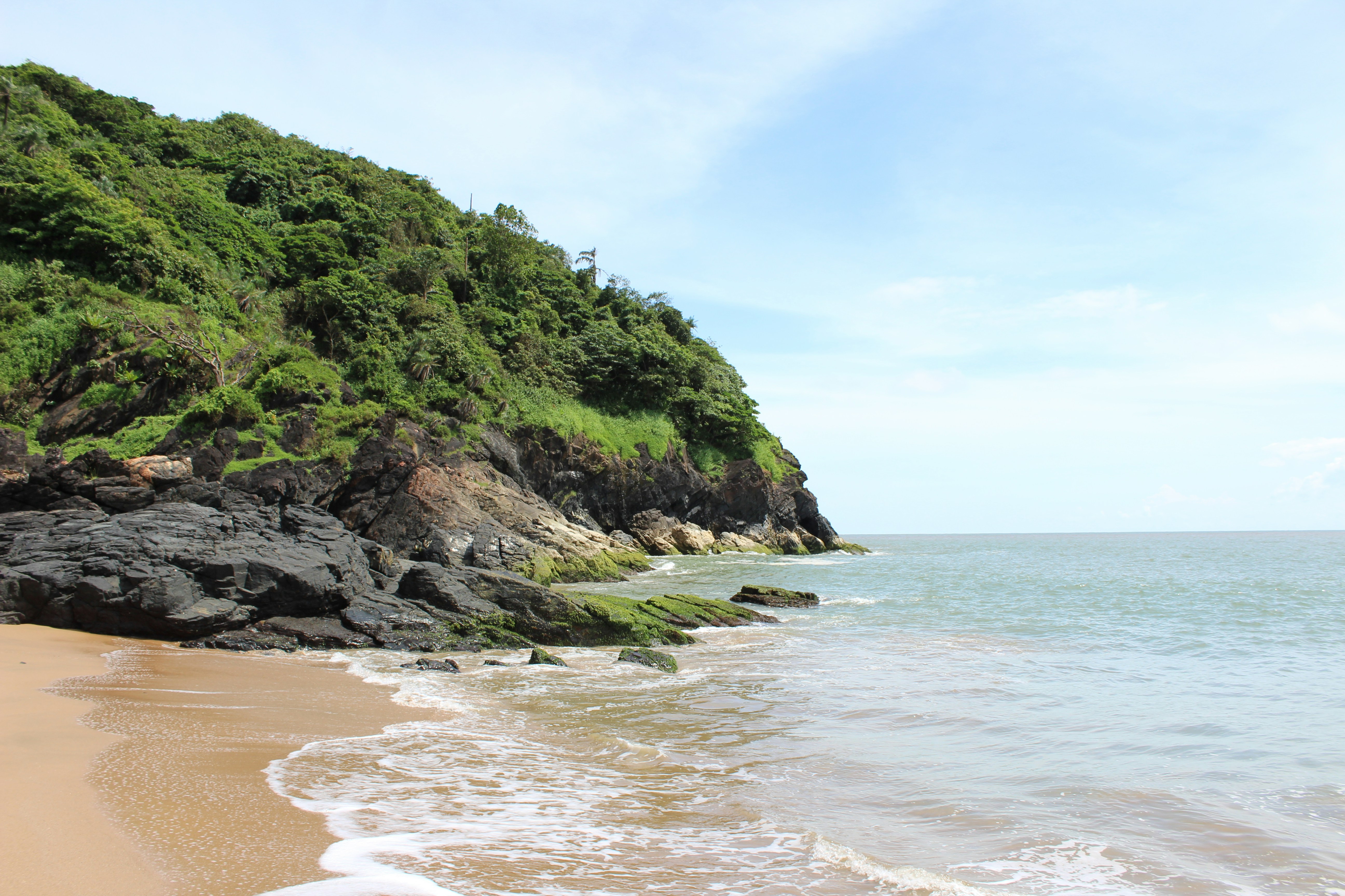 Half Moon Beach in Gokarna, Karnataka